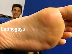 i have big white feets