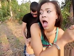 Teen slut Adrian maryea reshma banged outdoor