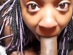 thick newbie swallows some dick tight pussy shorty