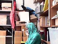 Kinky officer feeding an arab teen with throbbing sausage