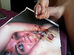 Cumshot tribute to Isabelle