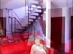 Mature shows delivery guy her pussy