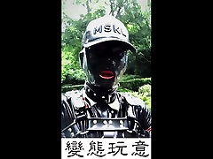 rubber mature in blackmail locked