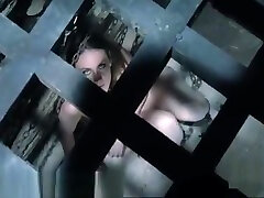 Dungeon BDSM Slave Chained in a Hole Dungeon BDSM Slave Chained in a Hole