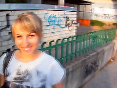 Fang in wonderful young girlfriend Alice Marshalls gash