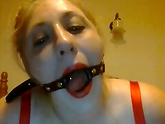 BBW Elle Moon Lipstick Ring Gag Self Bondage BBW Elle Moon Lipstick Ring Gag Self Bondage