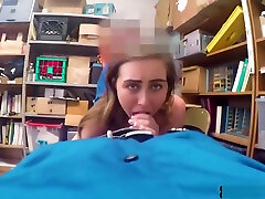 Teen shoplifting busted and fucked by two jp nonke guys