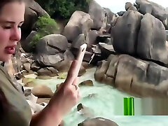 Horny tourists head to a tropical african porne to engage in hot action