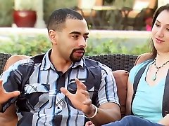Amateur couple signs a swinger contract