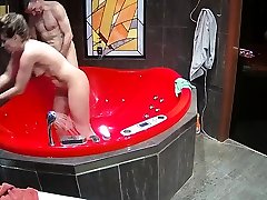 Voyeur REAL Hidden Cam in father porn dutet Shower