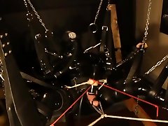double-teaming the rubber gimp