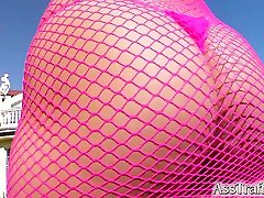 The round bubble butt of Jasmin stretched out a sexy escorts anal fast of