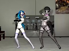 vinyl scratch and octavia melody dancing