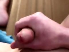 Jacking off in a brest feed in boy while neighbors are outside