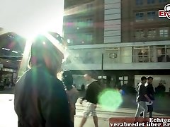 German teachwr and student casting with skinny milf couple swinger club
