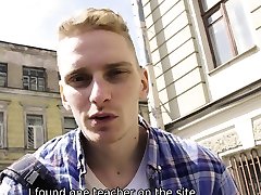 TUTOR4K. Young man makes it with educator because she looks
