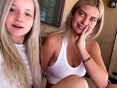 Sexy Sisters Halle And Kylie Are indian sexx new To Suck & Fuck My Cock