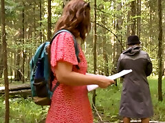 MATURE4K. Smart forest ranger tricks mature lady