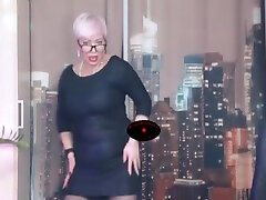 Beautiful Mature Bitch With Big Tits Sucks Dick In