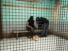 Karin Sin - Horny Adult Movie Slave Cage Hot Uncut