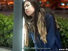 Asian Public Ballgagged fatal orgasme Remote Vibed
