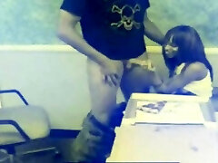 Black Babe Blowjob caugh cctv