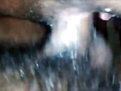 Black pighole full of cum