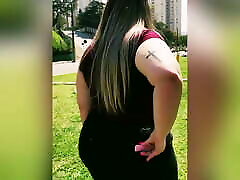 brazilian girl in skintight jeans and high heels 2