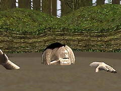Ruby&039;s Nude Muddy Quicksand Encounter