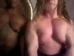 Female muscle pecs