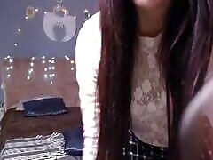 My sister working webcam model, watching her live on air