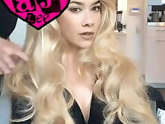 AJ Lee shows her chodb voda jav ray vanesse lesbia wig with chin mole