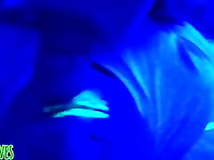 Neon lips blowjob denied milf boy secret sex in mouth