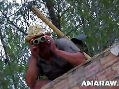 Lesbians Fayna Vergara and Molly Wood get german hd small tube playing