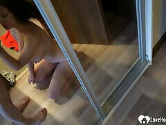 Gorgeous babe deepthroats her husband&039;s pulsating rod