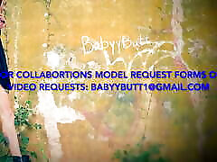 Bounty hunter collects his booty by tricking babyybutt into her first anal creampie while handcuffed