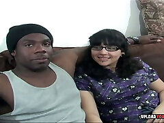 Geeky fat chick gets banged by a bbc