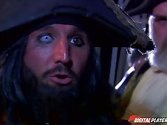 Pirate slides his big dick into beautiful blonde Jesse Jane