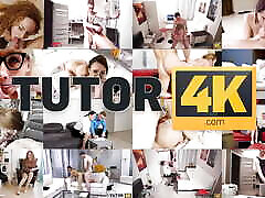 TUTOR4K. Law of attraction is clearly shown during sex of old teen ffm and stud