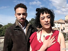 French couple, Azylis and Aaron, do it hard