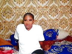 Ebony legeng goes down on a hotel cleaner doing porn for first time.