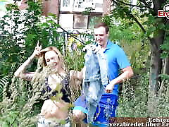 Real Public Blowjob gerard pique pillado with german skinny blonde Street Slut