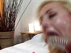 Good looking blonde slut gets her holes destroyed by a hard cock