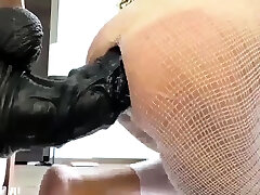Slamming Giant video chalu teja Dildo Deep in Her Ass